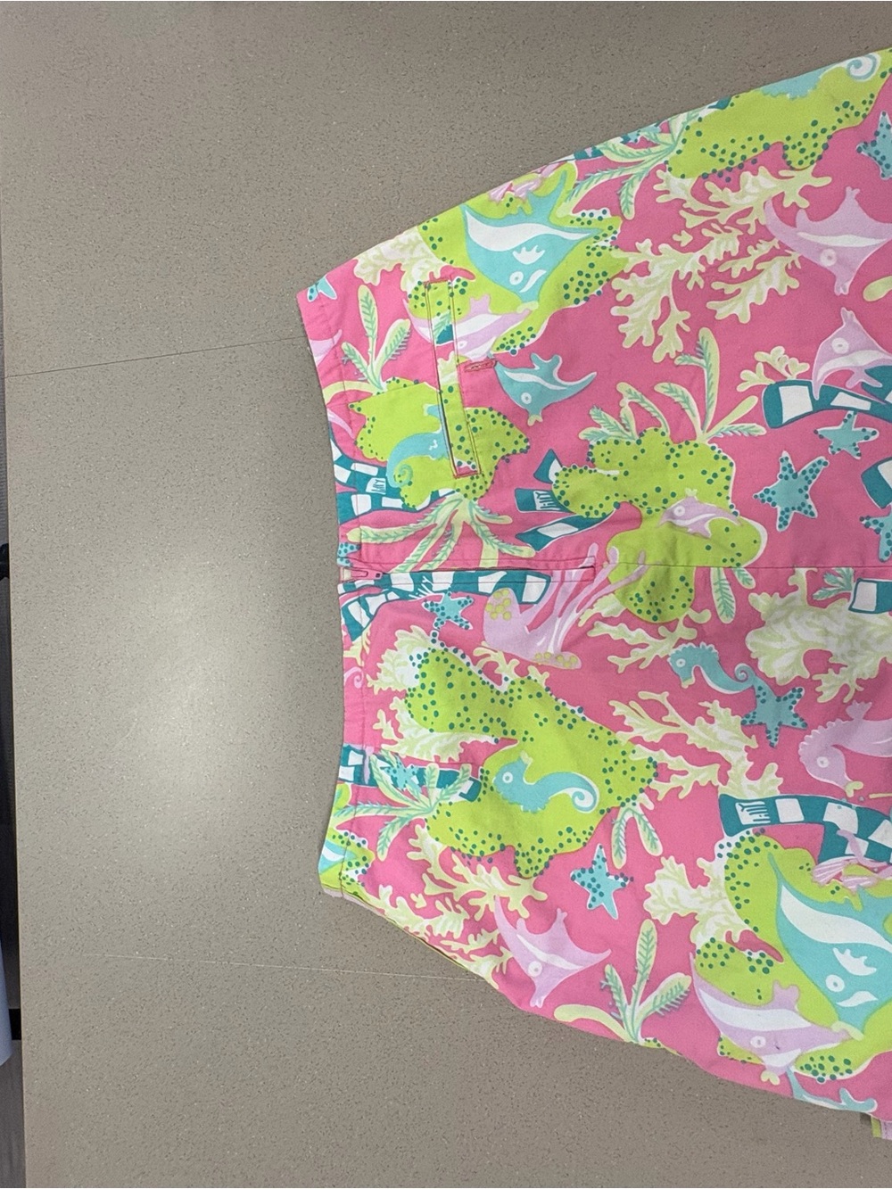Lilly Pulitzer Pastel Floral Print Shorts